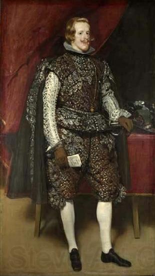 Diego Velazquez Philip IV in Brown and Silver,